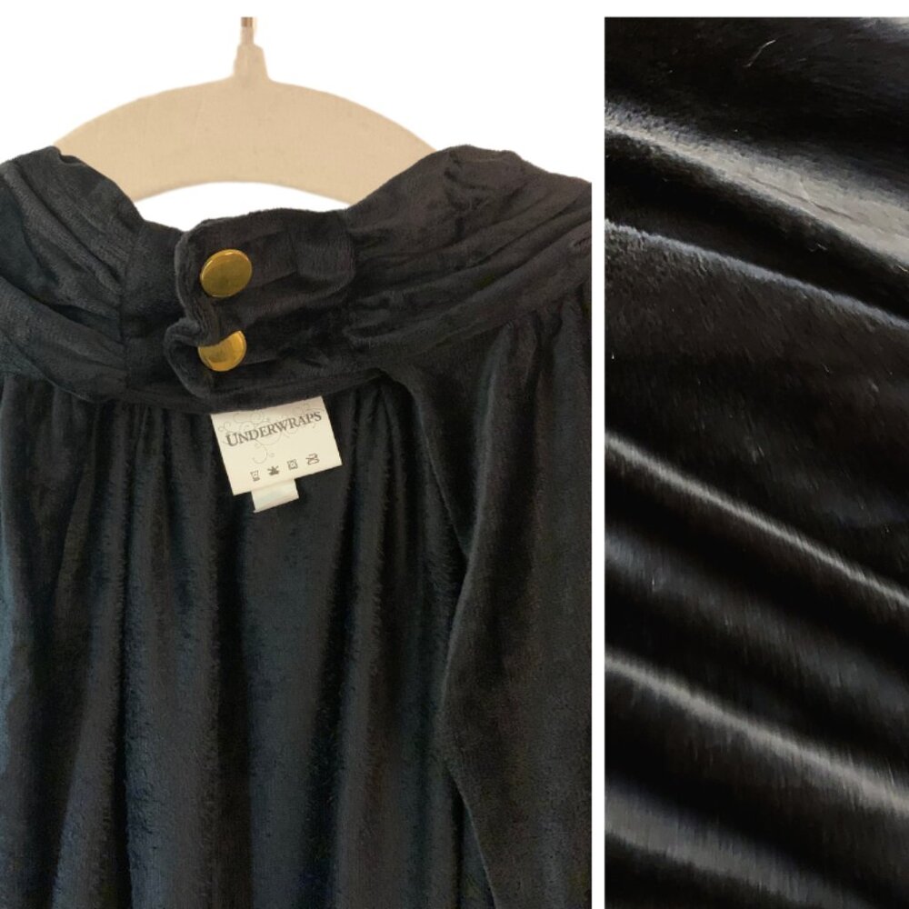 HAUS of HOT Underwraps Costume Wizard/Vampire/Dark Lord Cape Adult Unisex